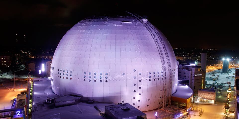 Imagen del Globe Arena en Suecia